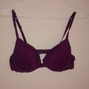 Floral pattern push up bra